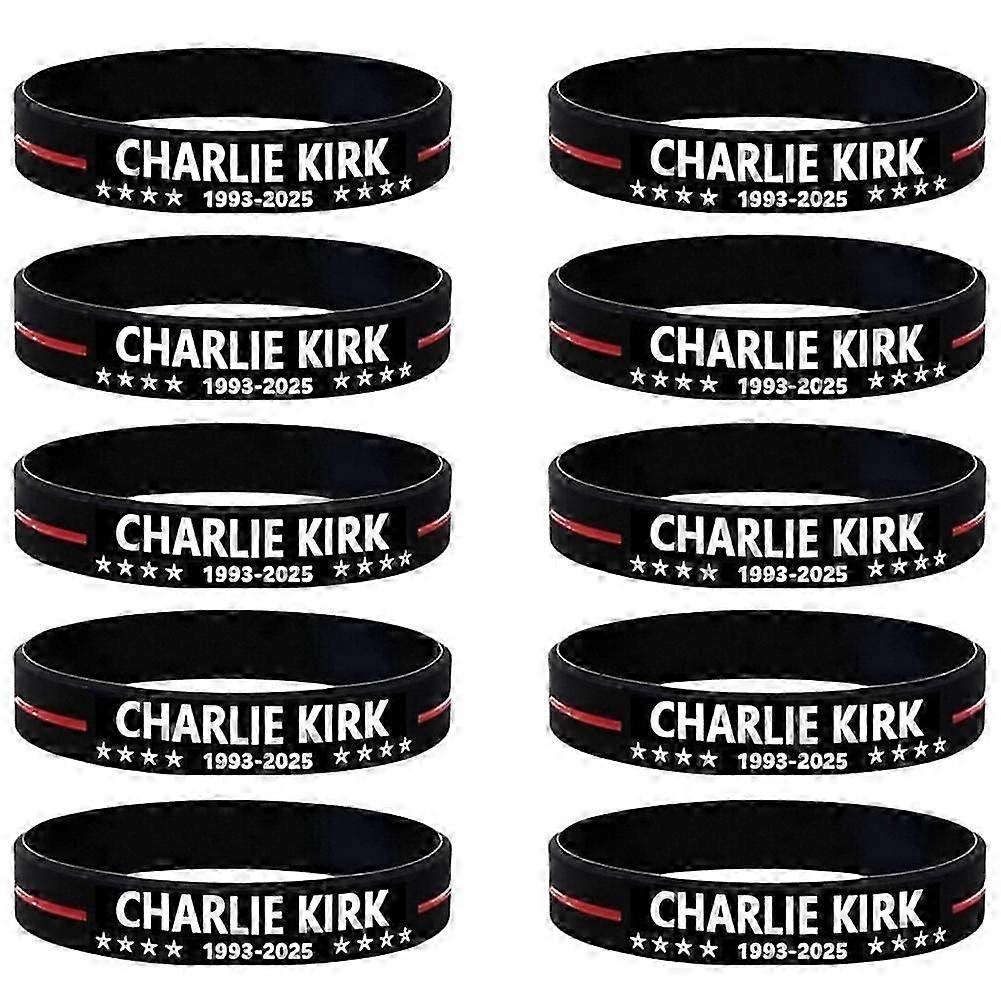 Charlie Kirk 1993-2025 True Patriot Assassination Shooting Hero Freedom Bracelet