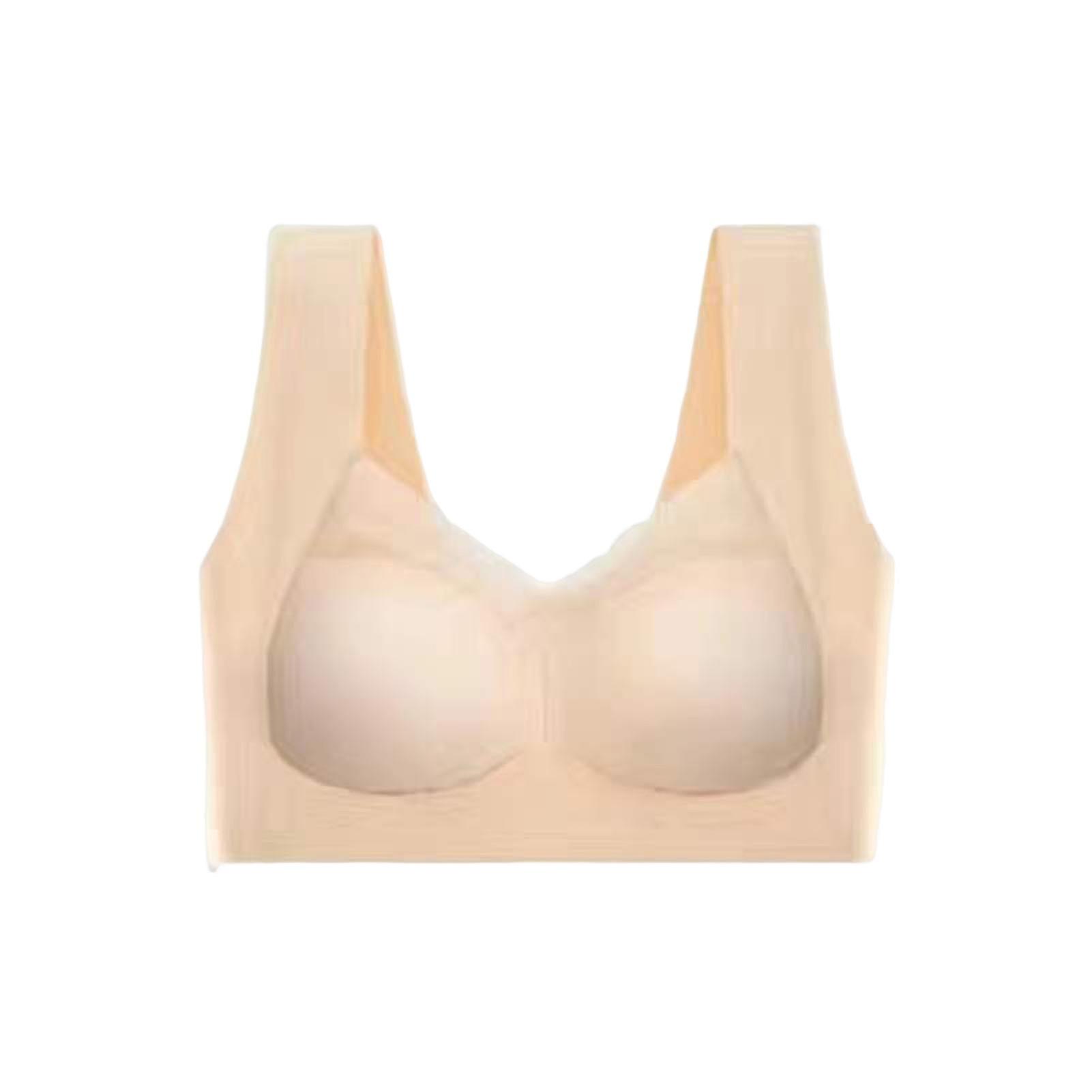 Women's Wireless Push-up Bra Full Coverage Side Heightening Design for Everyday Basic Wear