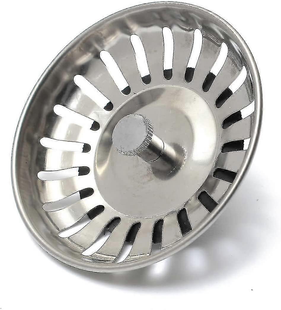 Stainless Steel Kitchen Sink Strainer Plug 83mm In Diameter Basket Strainer