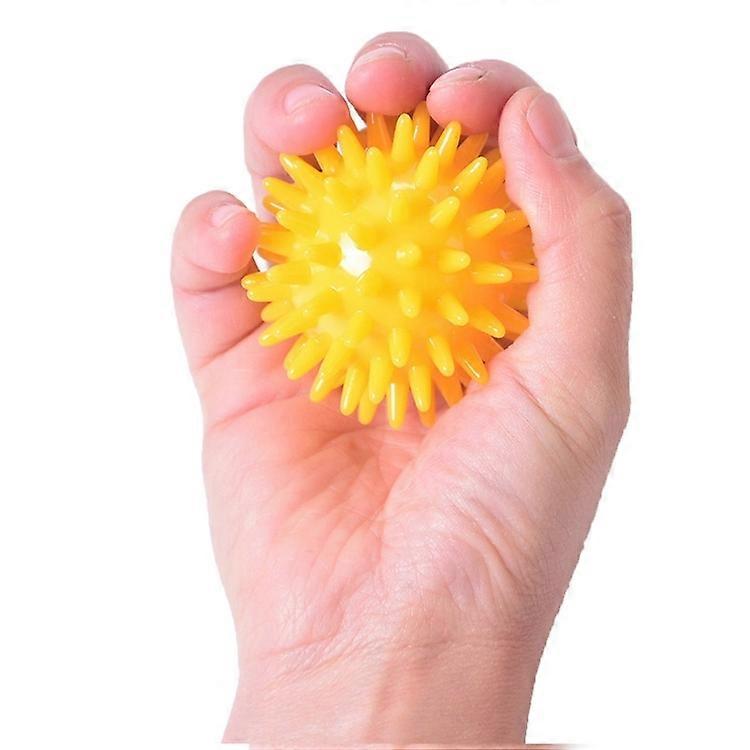 TPR Grip Ball, Specification: Four Fingers 6cm (Yellow) 