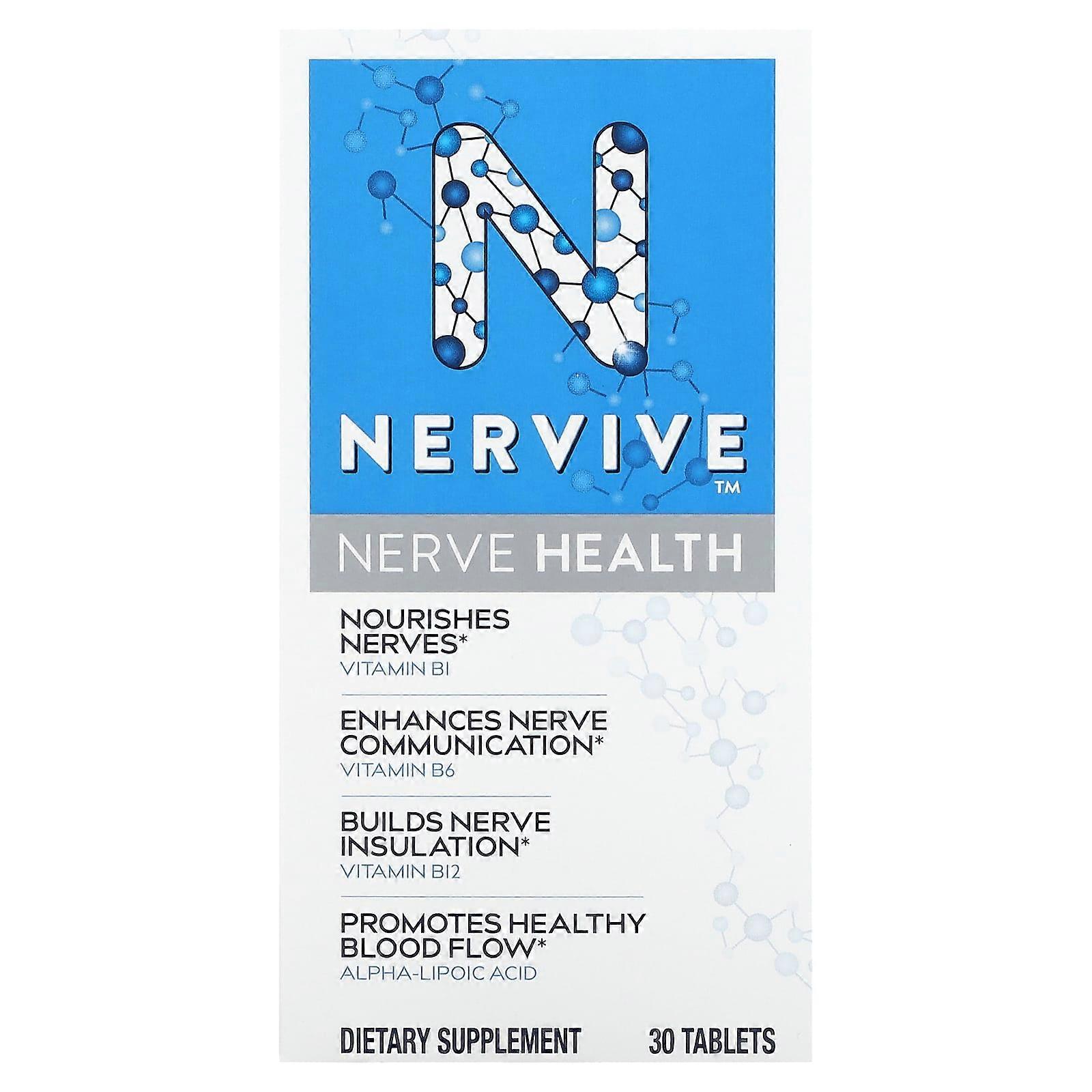 Nervive, Saúde Nervosa, 30 Comprimidos