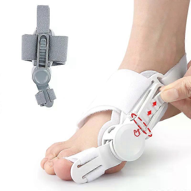 Adjustable Toe Corrector Unisex Bunion Foot Hallux Valgus Braces Rotatable Toe Separator Straightener for Left and Right Foot