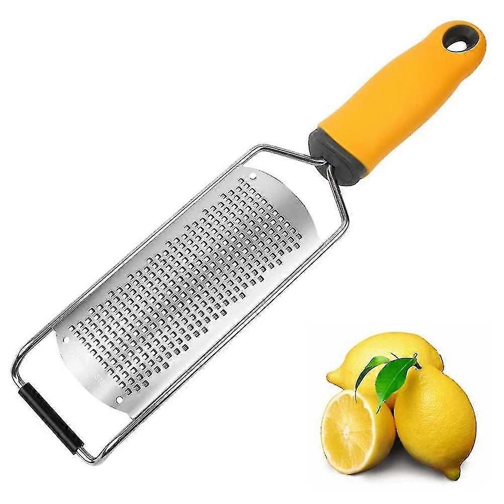 Stainless Steel Multifunctional Cheese Grater with Handle for Lemon Ginger Potato Zesting