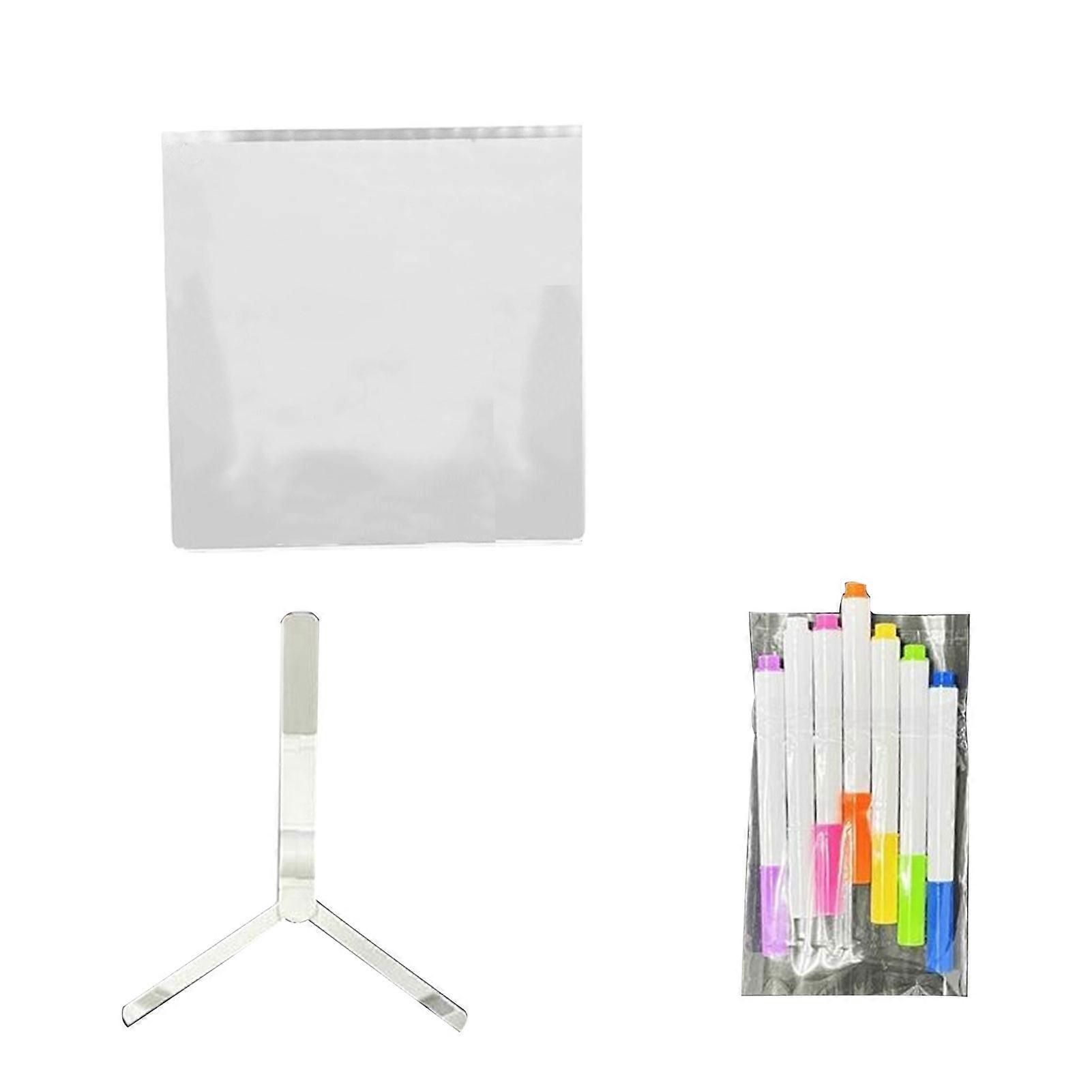 Picture Board LED Display Panel Write Erase Repeat With Ease Transparent LED Illuminated Notepad
