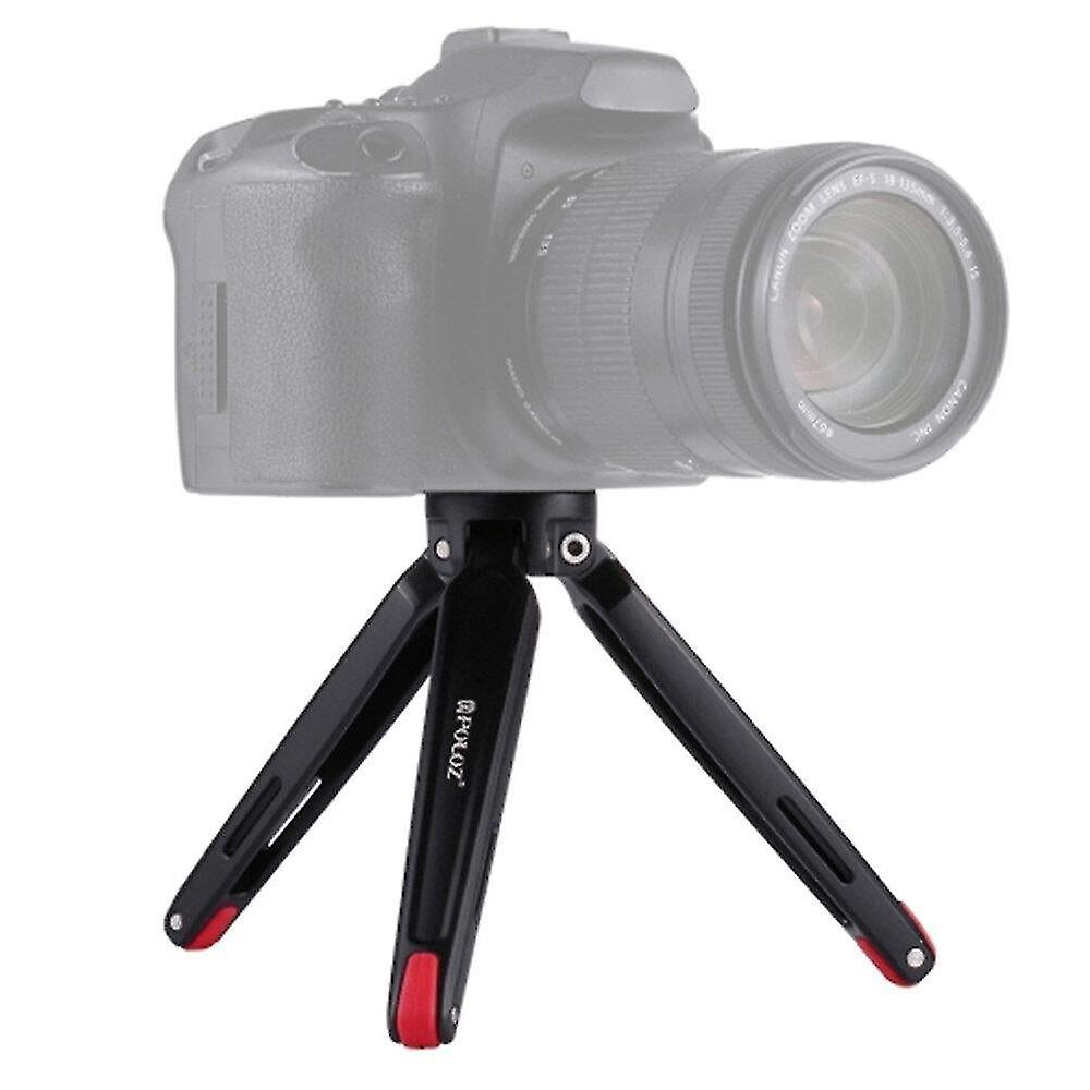 Camera Flash Accessories Pocket Mini Metal Desktop Tripod Mount With 1/4 Inch To 3/8 Inch Thread Adapter Screw For Dslr