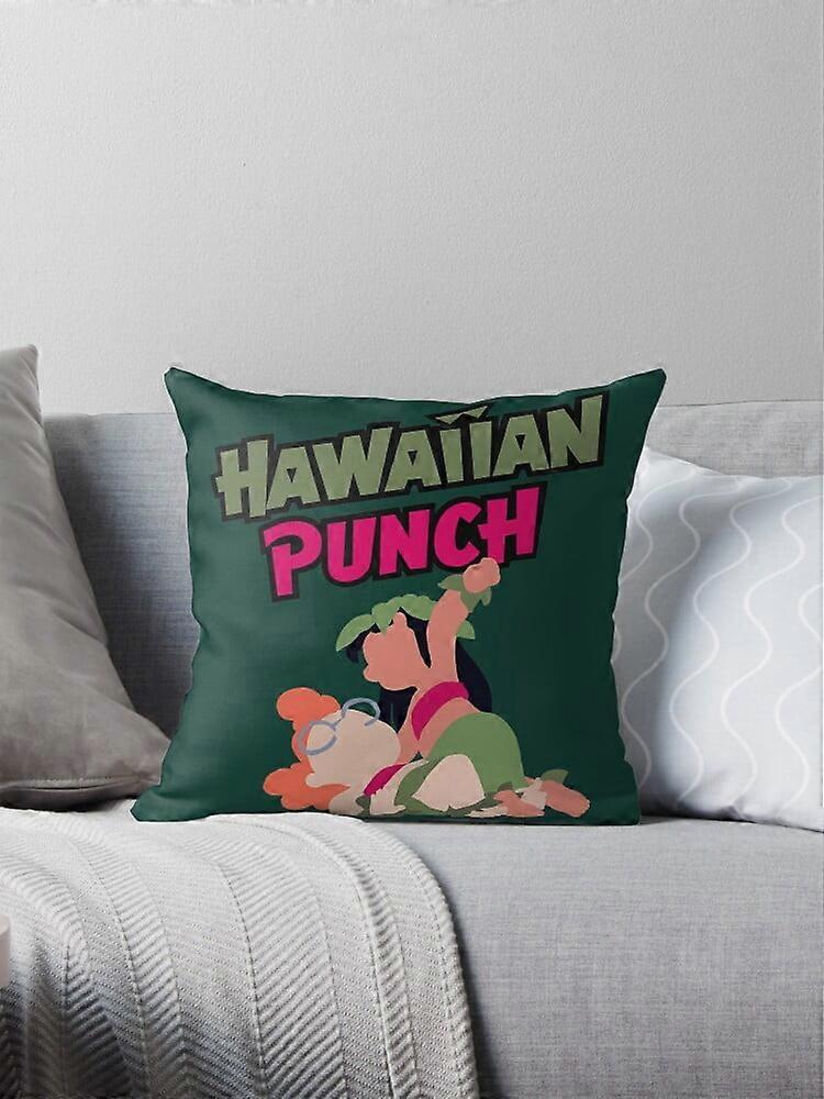 AIVO Hawaiian Punch Lilo And Stitch Inspired cute tees home decor Heckinfarout Throw Pillow Covers Cases Cushion Cover Case Sofa Two Side