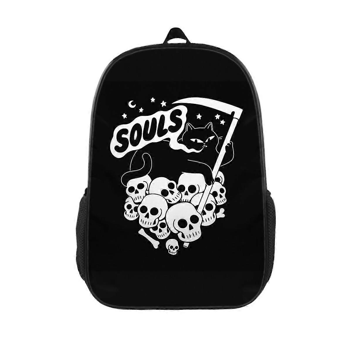 Cat Got Your Souls Backpack for School Laptop Daypack for Sports Travel