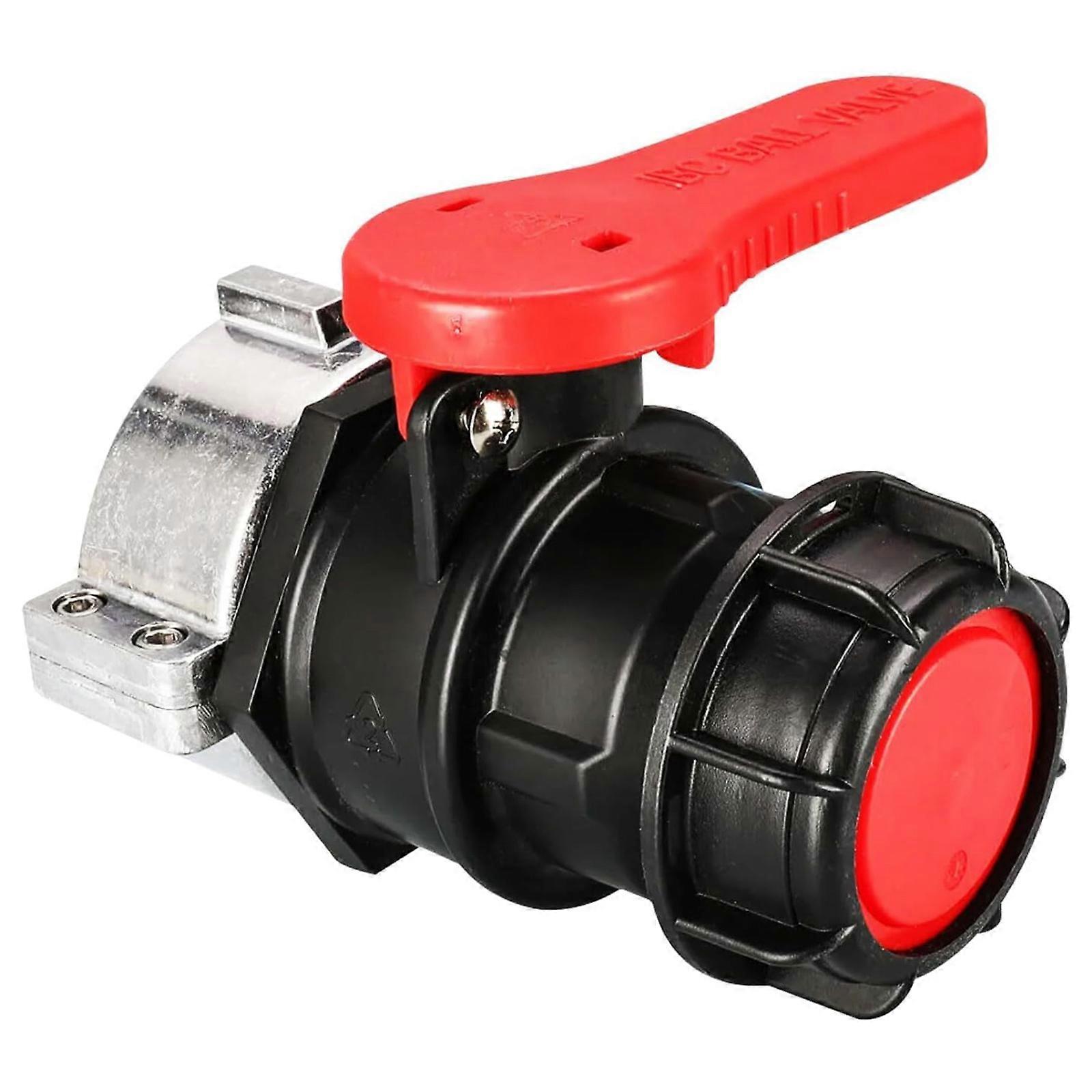 Double  Security Ball Valves Adapter with Ergonomic Handle enhances Ball Valves Adapter Upgrades for Water Tank Drainage Multicolor