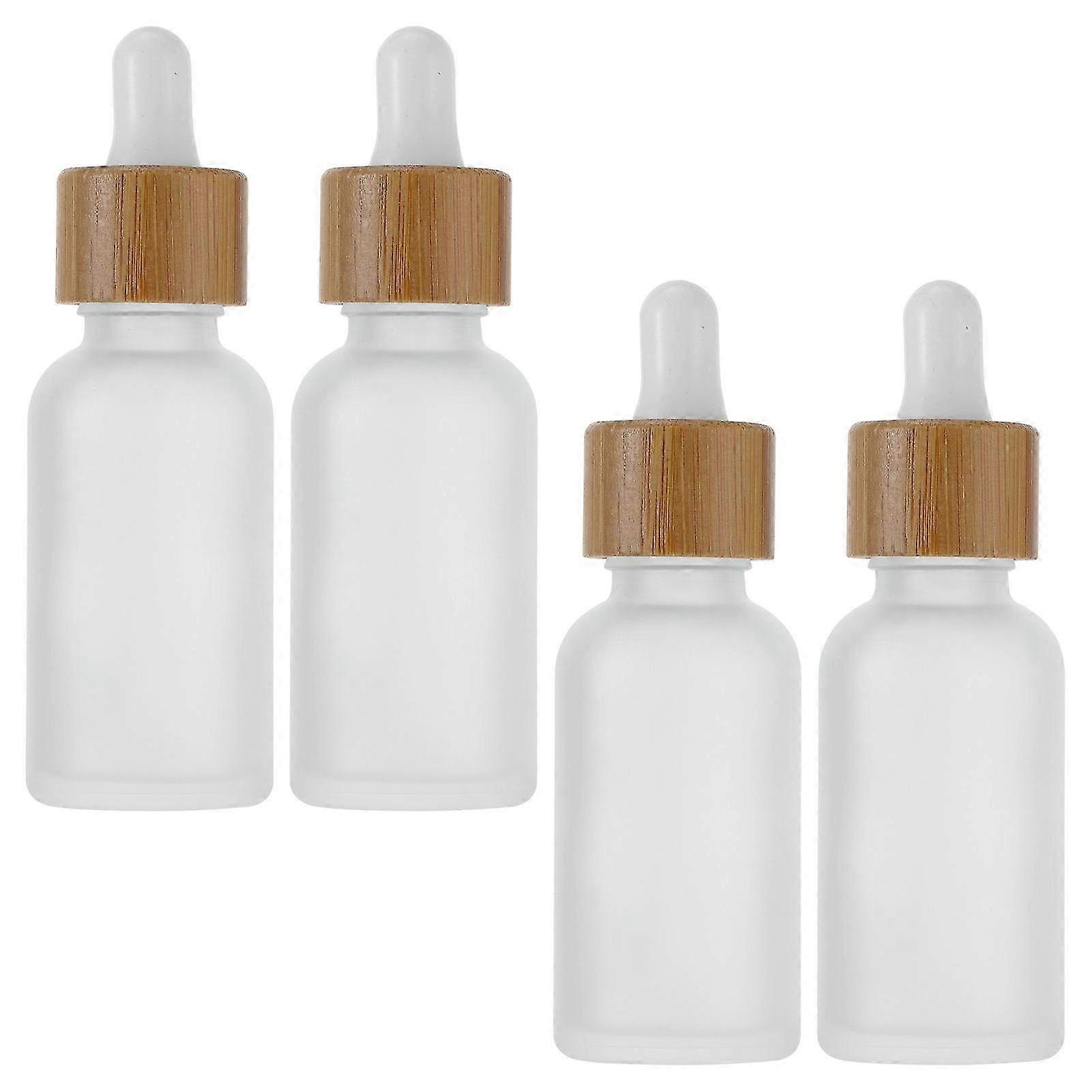 Aromatherapy Empty Bottle 4Pcs 30ml Glass Dropping Bottles Compact And Portable Perfect For Traveling Perfume 10.50X3.00X3.00CMMulti SZRH