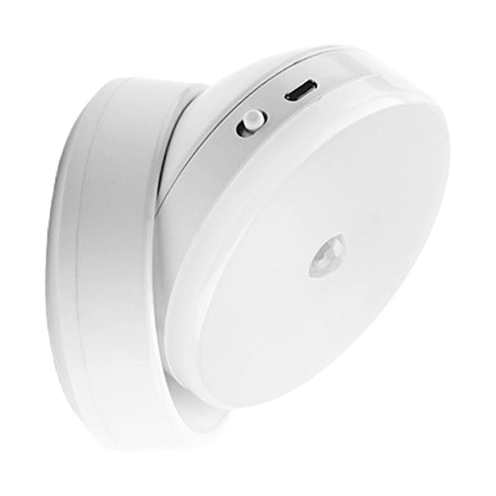 LED Night Light 360 Degree Rotating Motion Sensor Wall Lamp Under Cabinet Light for Wardrobe Cupboard Closet Enduring Multicolor