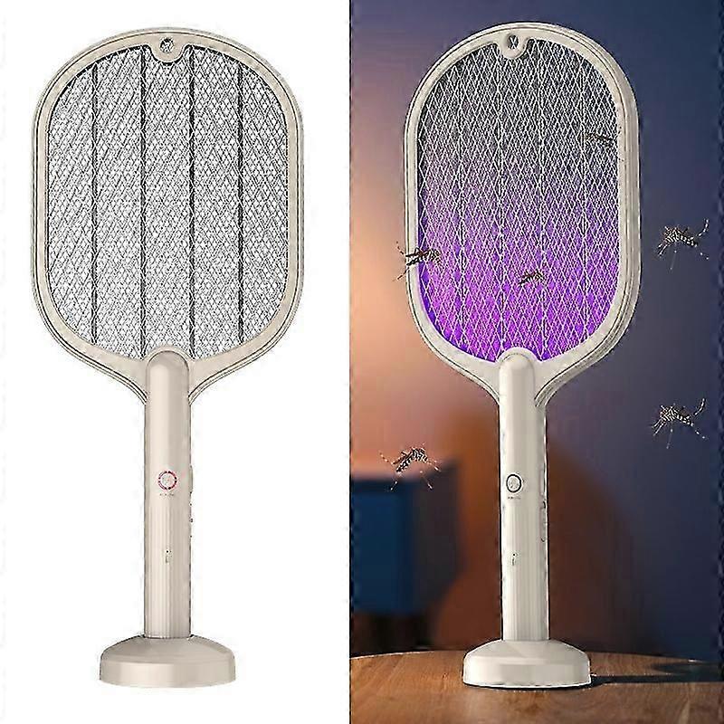 WP-07 2 in 1 Electric Mosquito Swatter Fly Bug Trap USB Rechargeable Mosquito Killer Lamp -