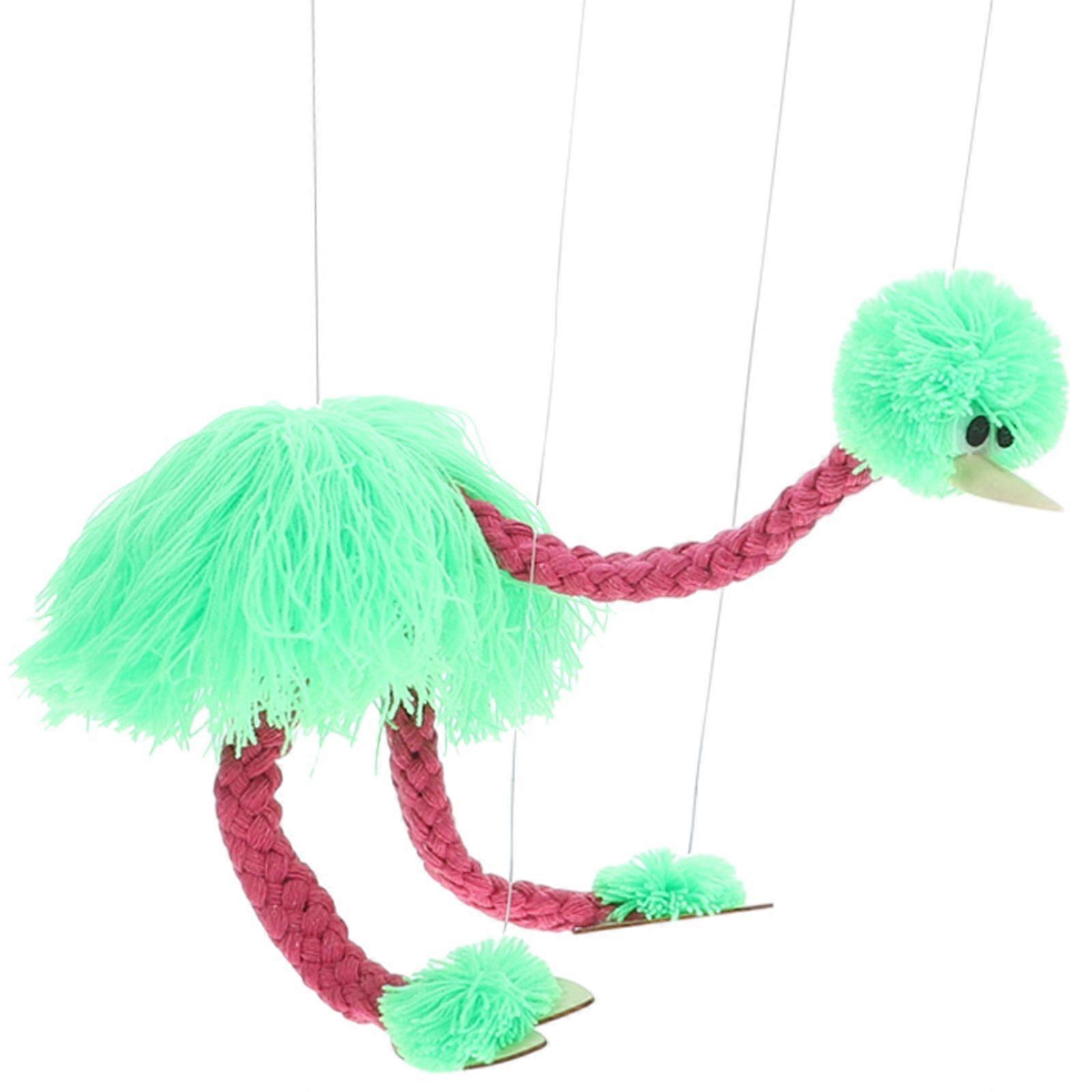 Flamingo Marionette Puppet Plush Animals Marionette Puppet Interactive Puppet