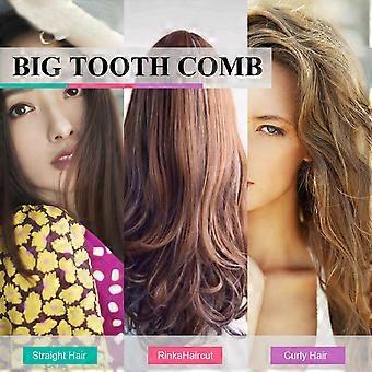 Wide Tooth Comb Large Hair Detangling Come for Curly Hair Wet Dry Hair Styling Hairbrush Anti-static