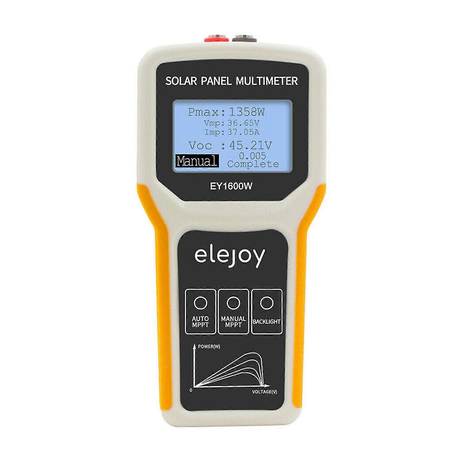 1600W aurinkosähköpaneelin yleismittari aurinkopaneeli MPPT-testauslaitteen avoin piiri