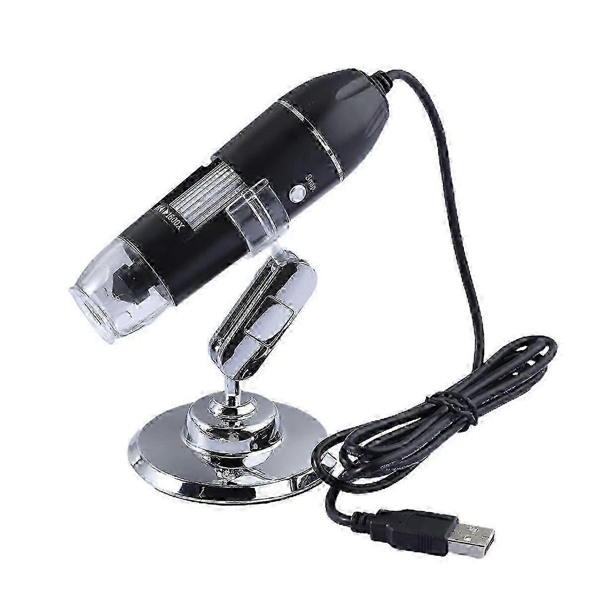 Microscope Kit Digital Microscope 1600X 1000X 500X USB 3 in 1 TypeC USB Interface Electron Microscopes Microscope Lens Adapters(1000X) 2025