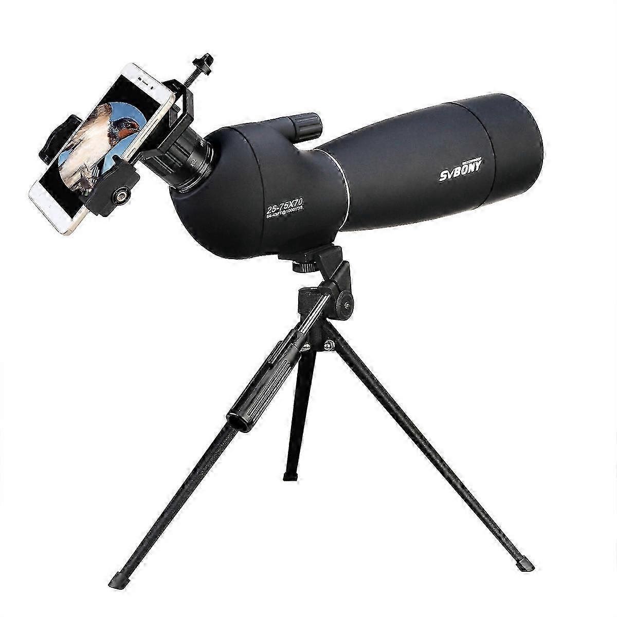 Svbony Sv28 25-75x70 Ip65 防水バードスコープ 21mm 接眼レンズ