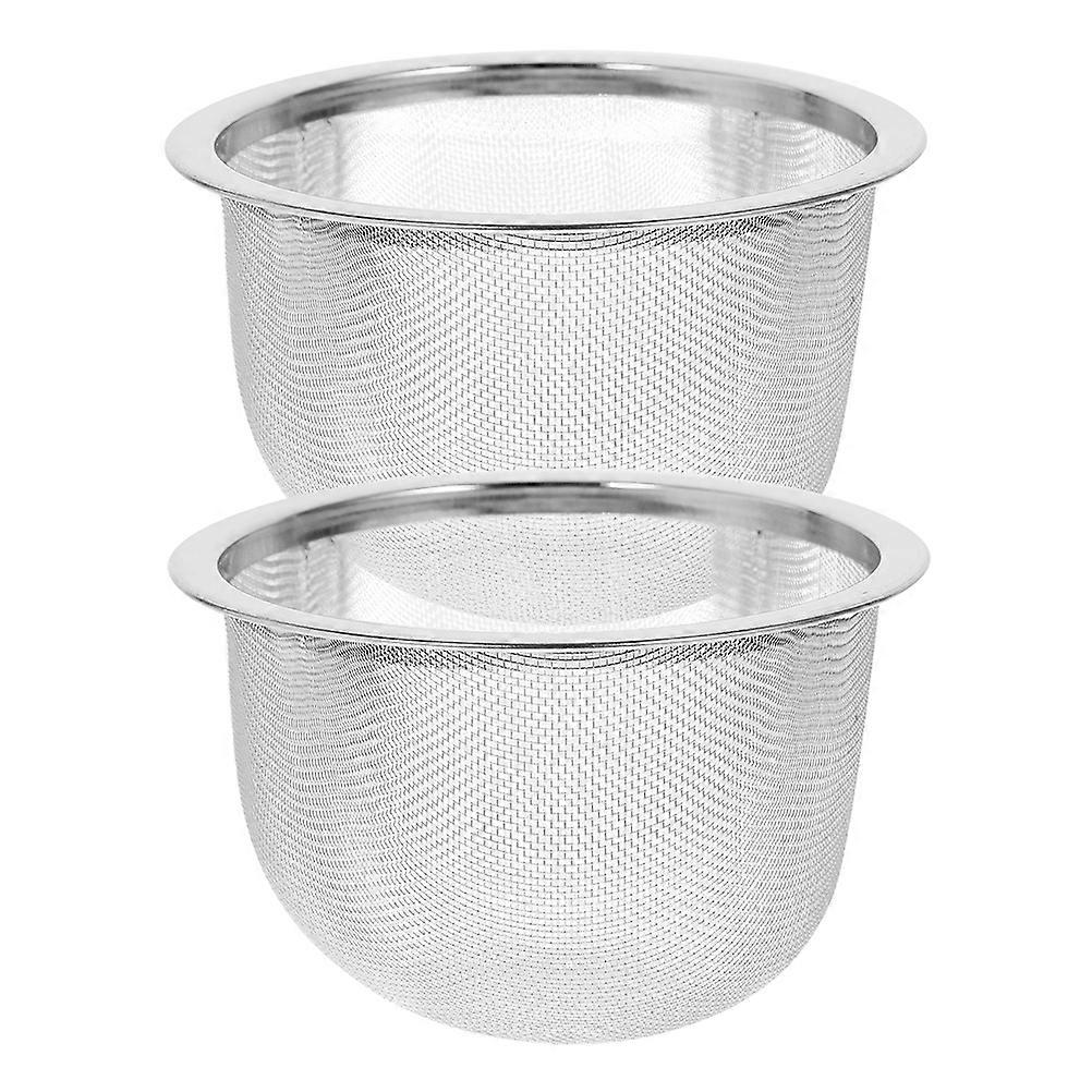 Loose Tea Infuser Stainless Steel Mesh Tea Strainer for 2Pcs Set