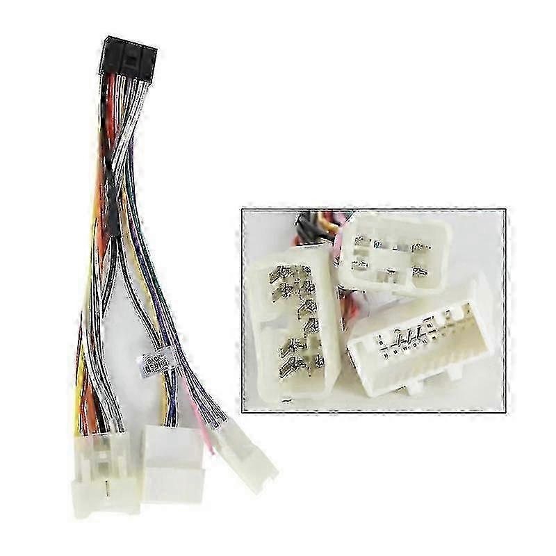 compatible Toyota RAV4 2005 - 2013 Car Radio Dashboard Panel Frame Power Cord Fast