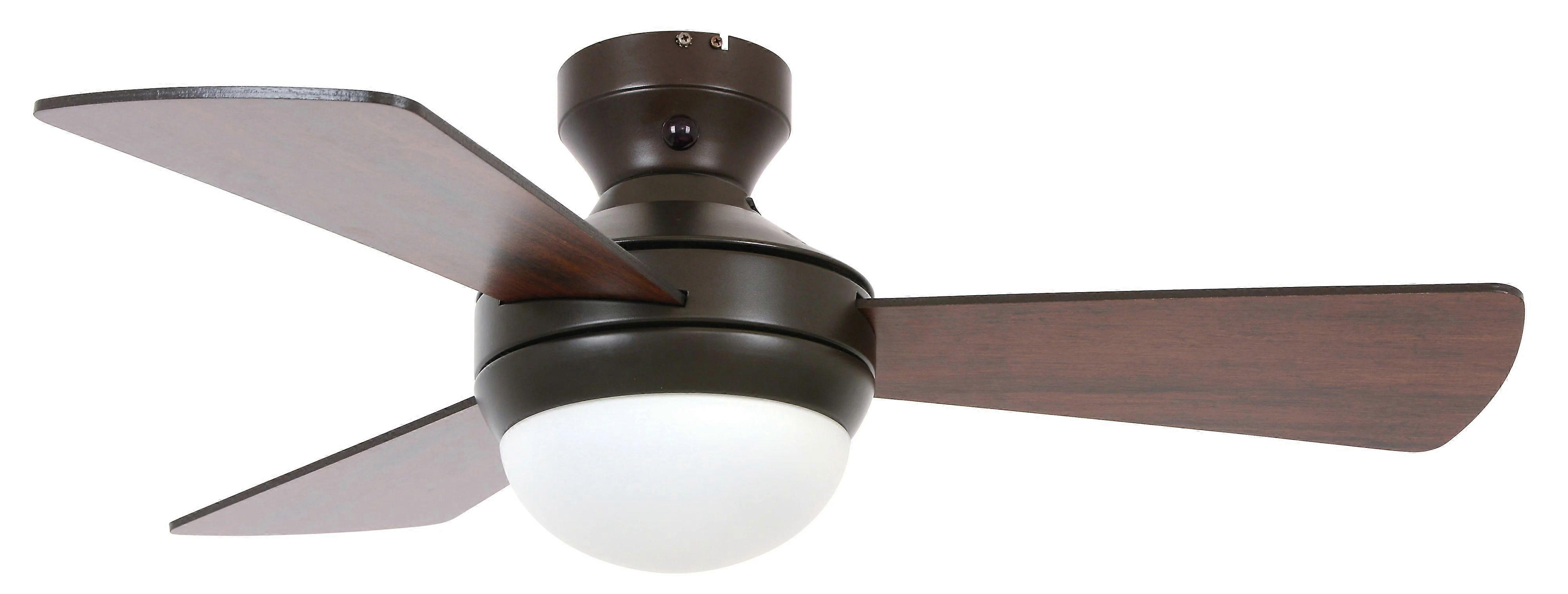 Ceiling fan Airlie Hugger Bronze with Light and Remote