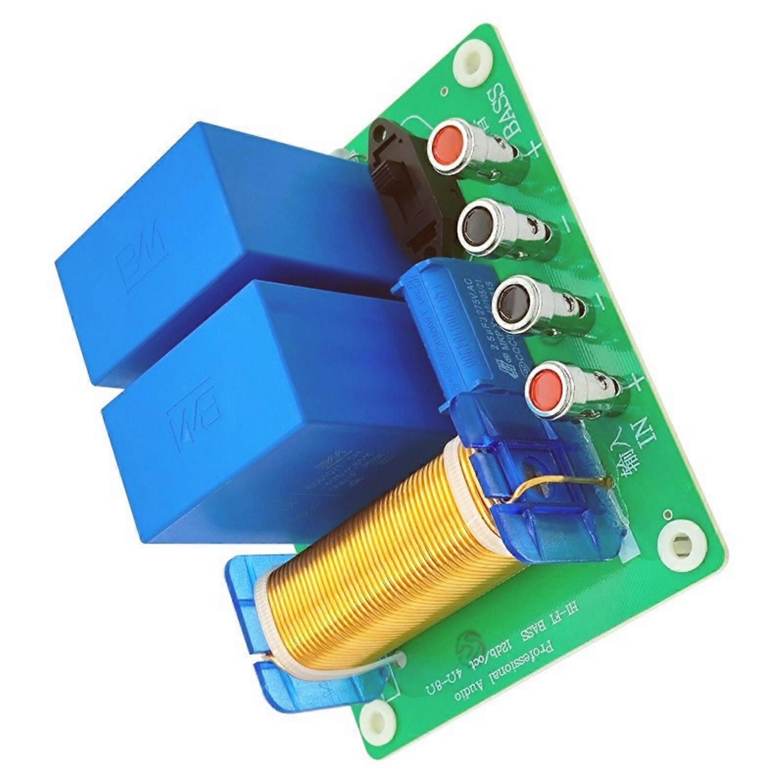 Crossover Sound Divider 500W Sound Speakers Crossover Midrange Bass Crossover Speakers Filter Frequency Divider Multicolor