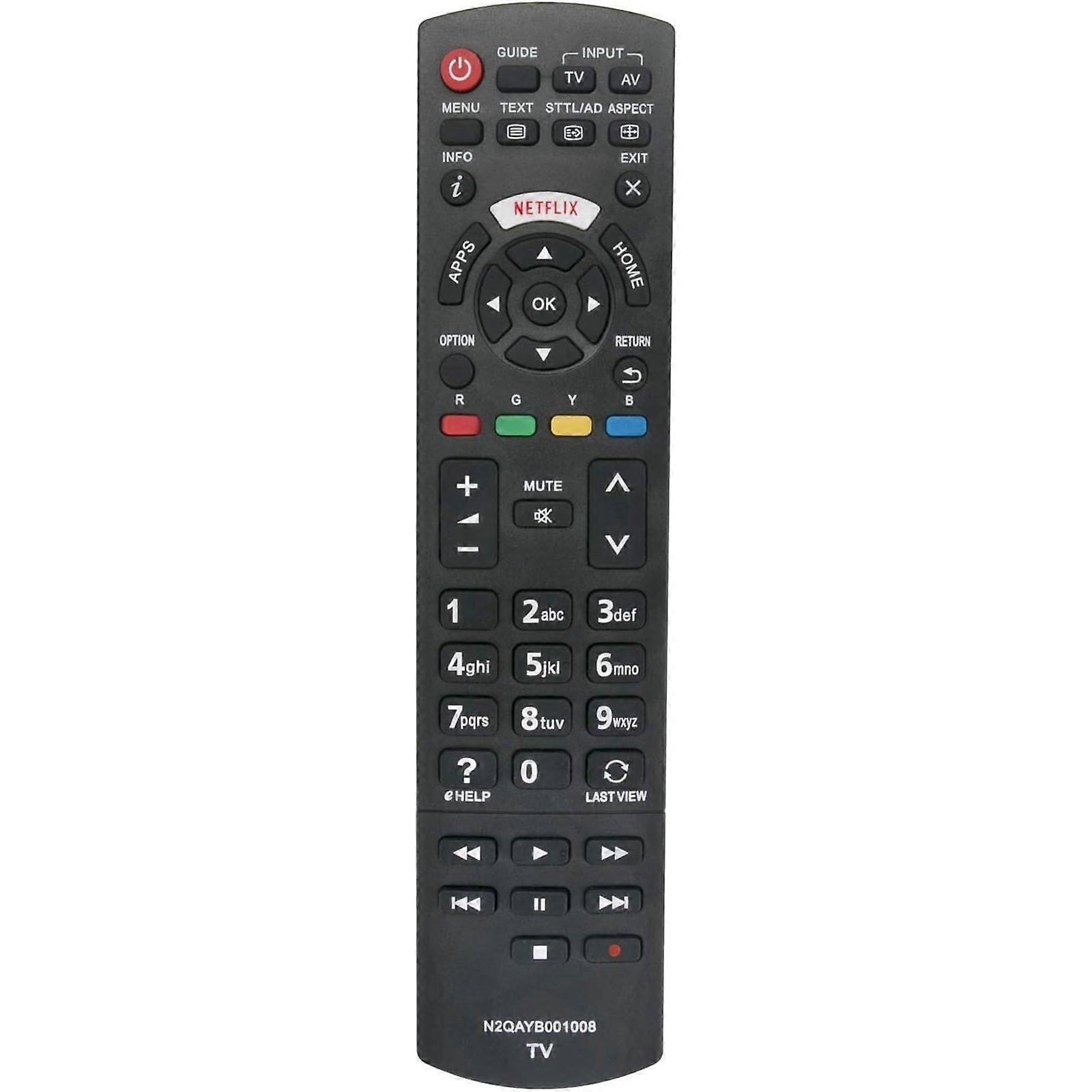 N2QAYB001008 Replace Remote Control fit for Panasonic LED Viera TV TH-65DX900U TH-40CS610A TH-40DX600U TH-49DX600U TH-50CS610A TH-50DX740U