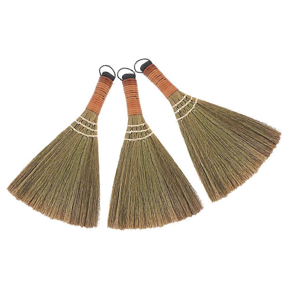 Indoor Bamboo Small Brooms for Floor Maintenance 9Pcs Pack