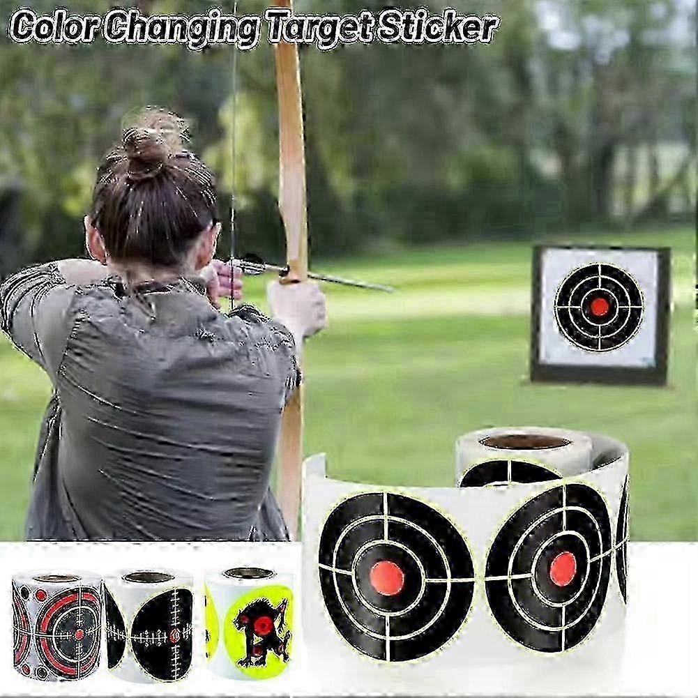 3 inch Shooting Splatter Target Stickers Adhesive Reactive Targets Paper Roll