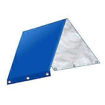 Impermeable Playarea Cover Resistant Outdoor Roof Defender for Swing Assemblies Slides 132x226cm  Gray