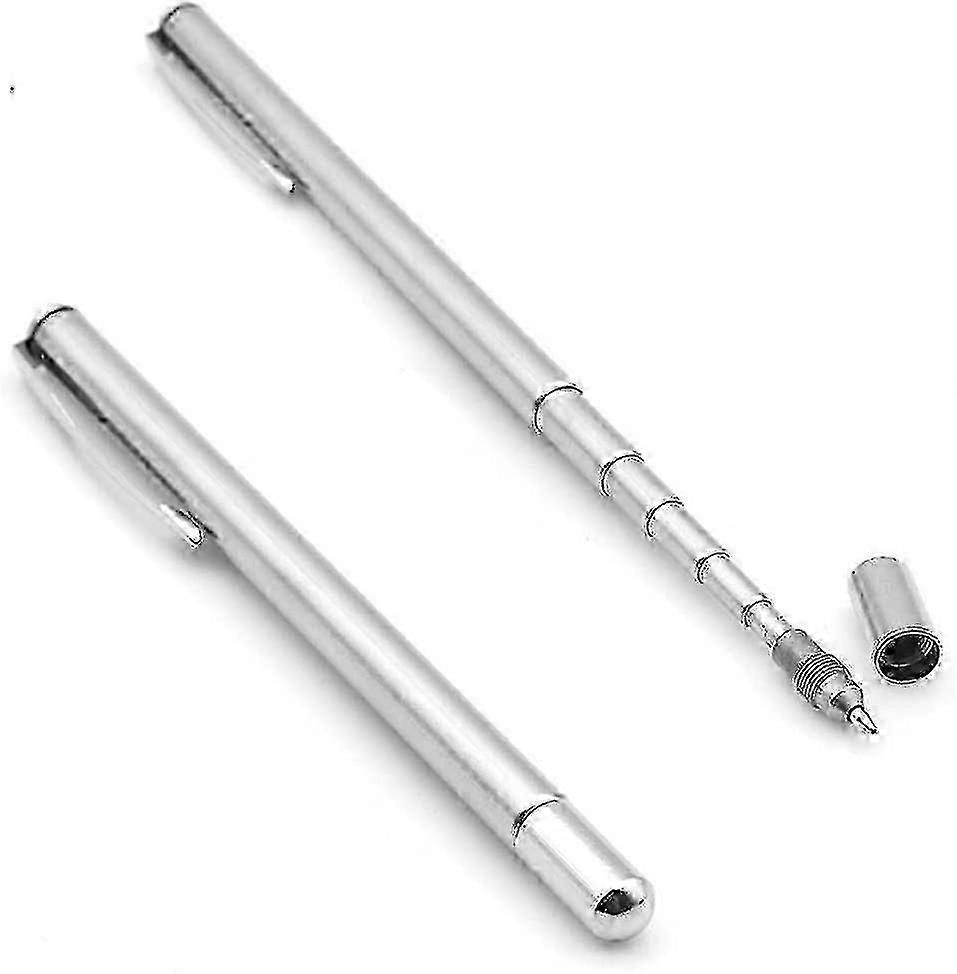 Pocket Pointer Presentation Pointer 2 In 1 Ballpoint Pen Pointer For Optometry Stainless Steel Extendable Telescopic Retractable Pointer For Teacher P