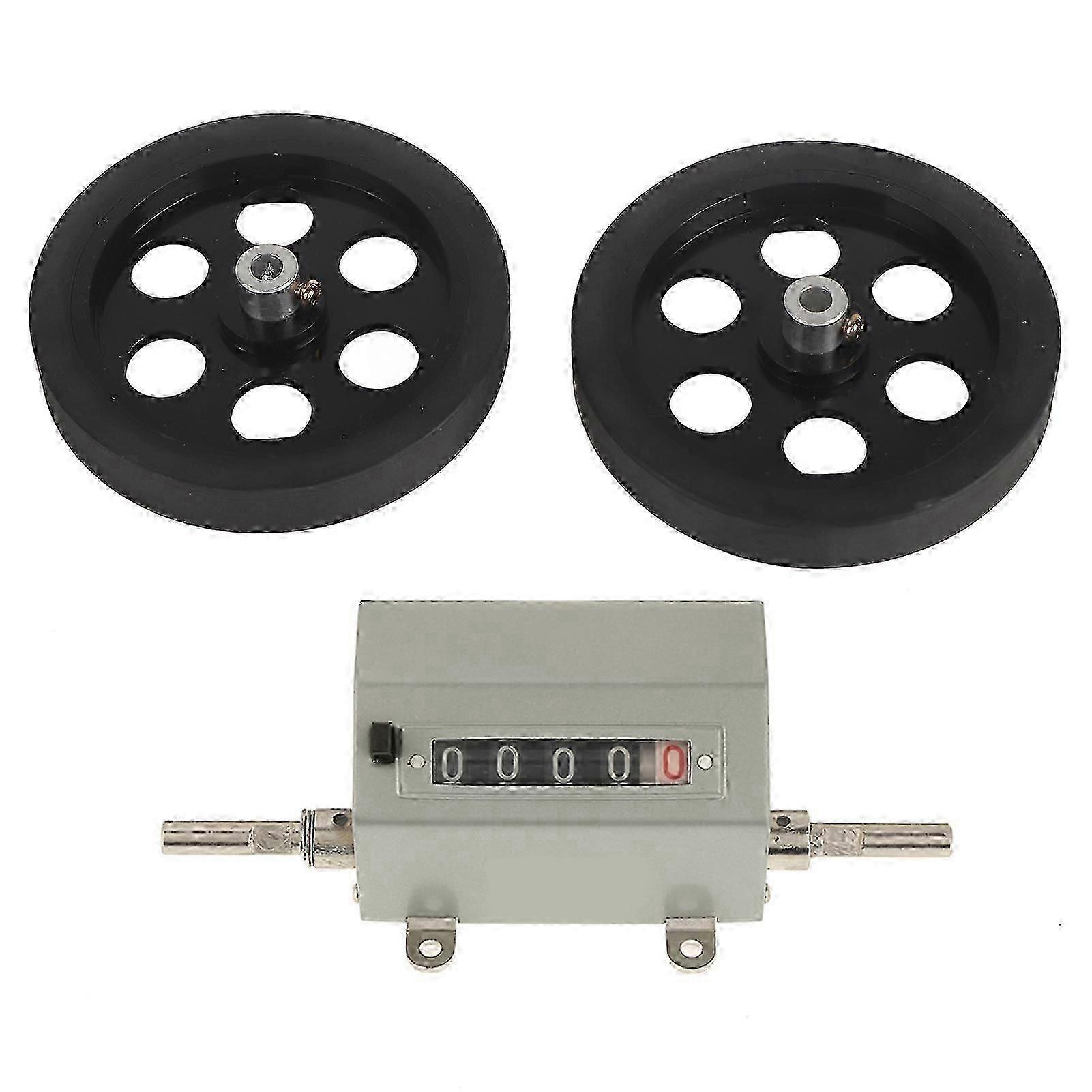 1pc Rolling Wheel 5 Digits 0?9999.9 Length Counter Max Speed 350RPM Grey Reset YEMAA