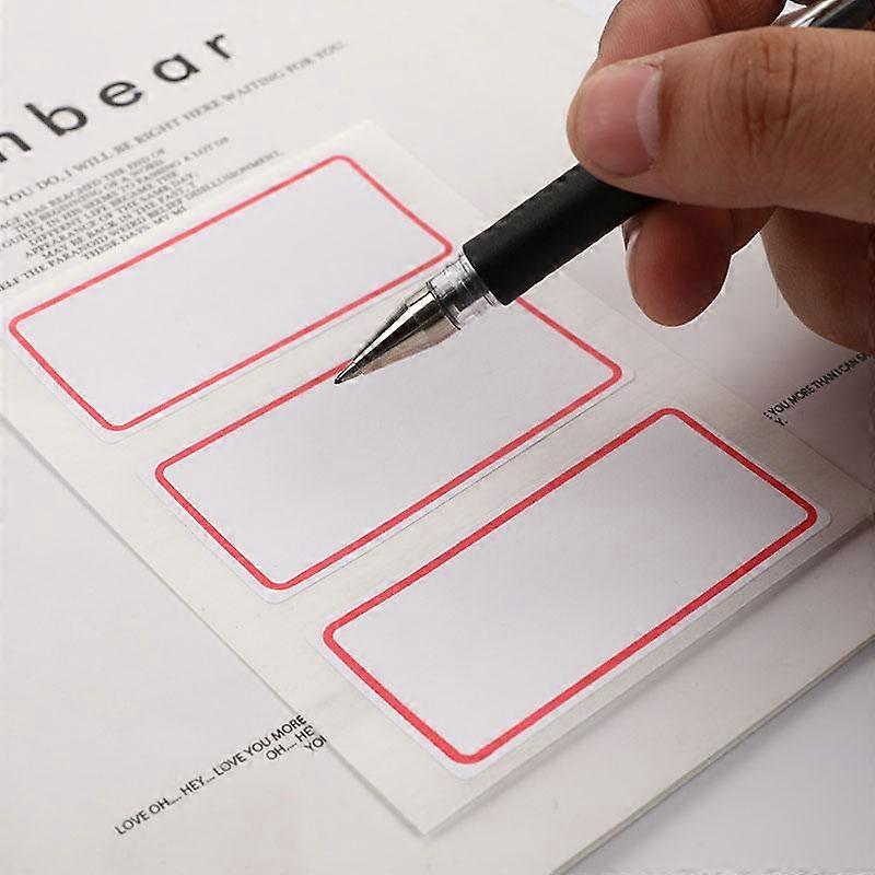 Label Sticker White Sticker Name Sticker Blank Remarks