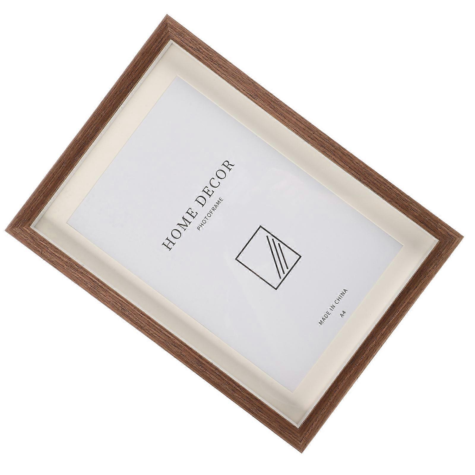 Runners Medal Display Frame Medal Display Shadow Case Wall Mounting A4 Multi Wood Glass Acrylic 1Pcs