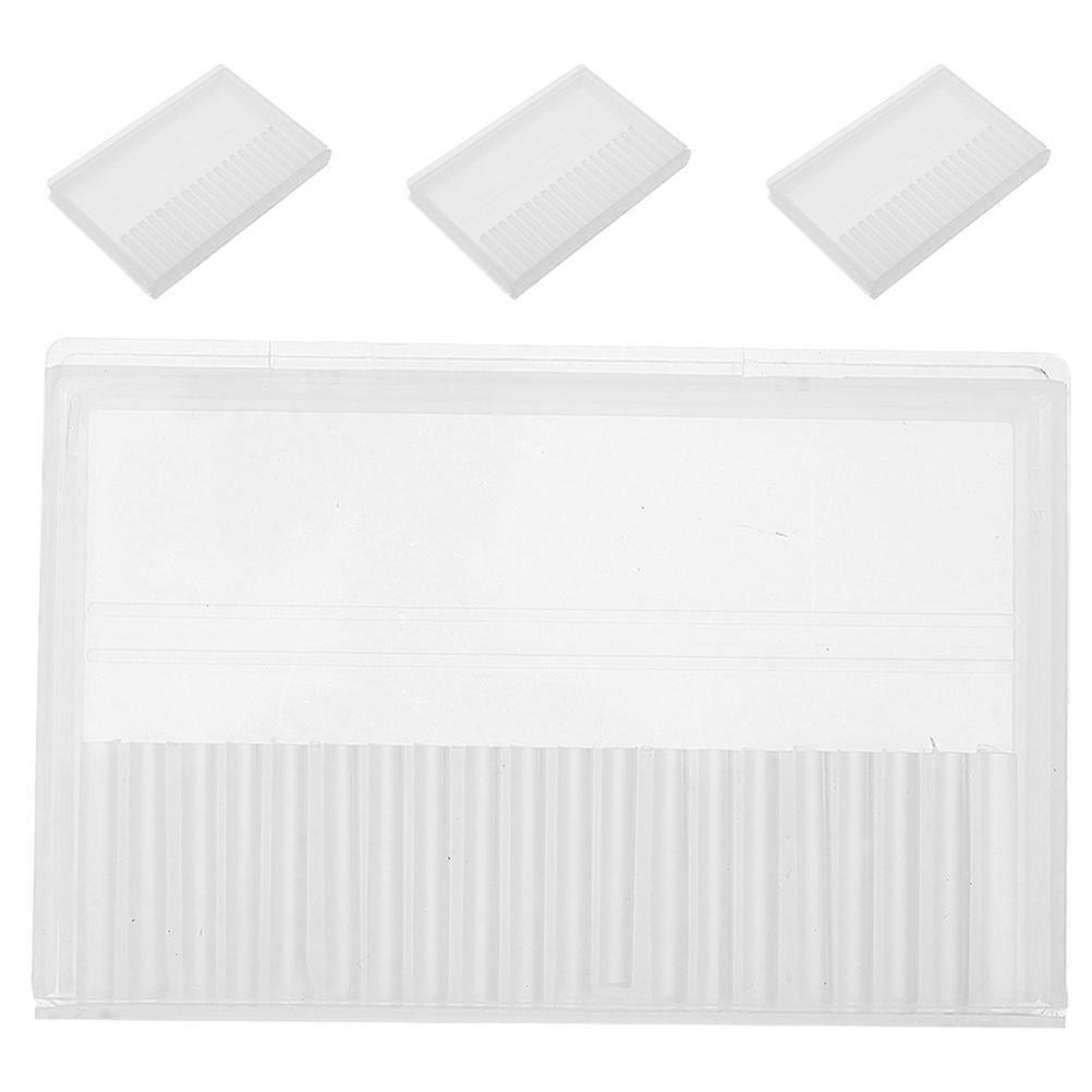 Drill Bit Organizer Plastic Box for Manicure Tool Storage 4Pcs Set