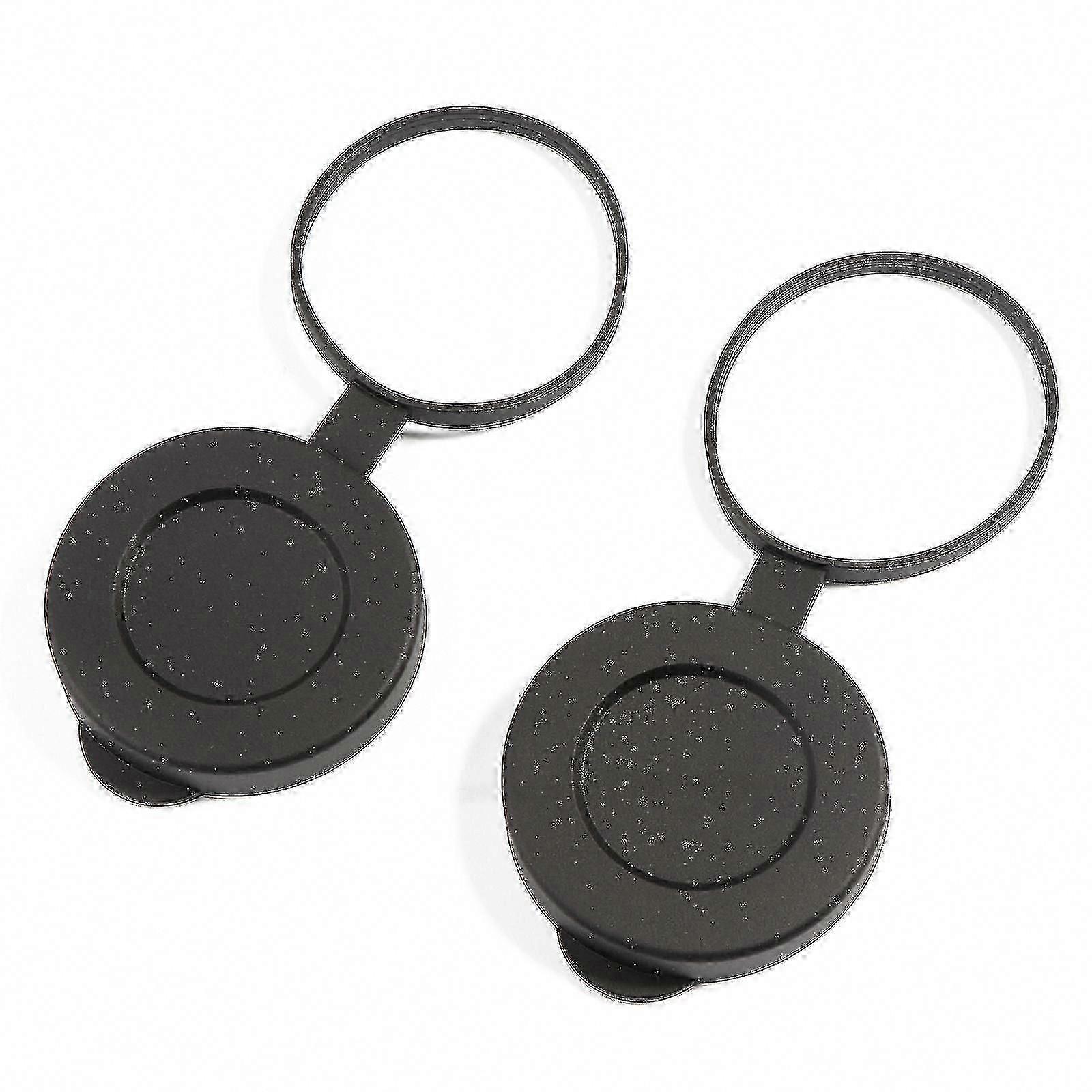 Binoculars Lens Caps 2 Pcs Rubber Objective Lens Cover 42mm for Telescope with 52-54mm Outer Diameter