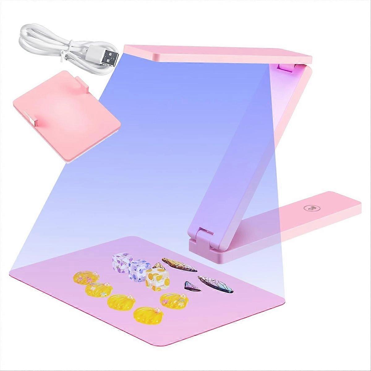 UV Light for Resin Curing Foldable UV Resin Light, DIY Crafts,B