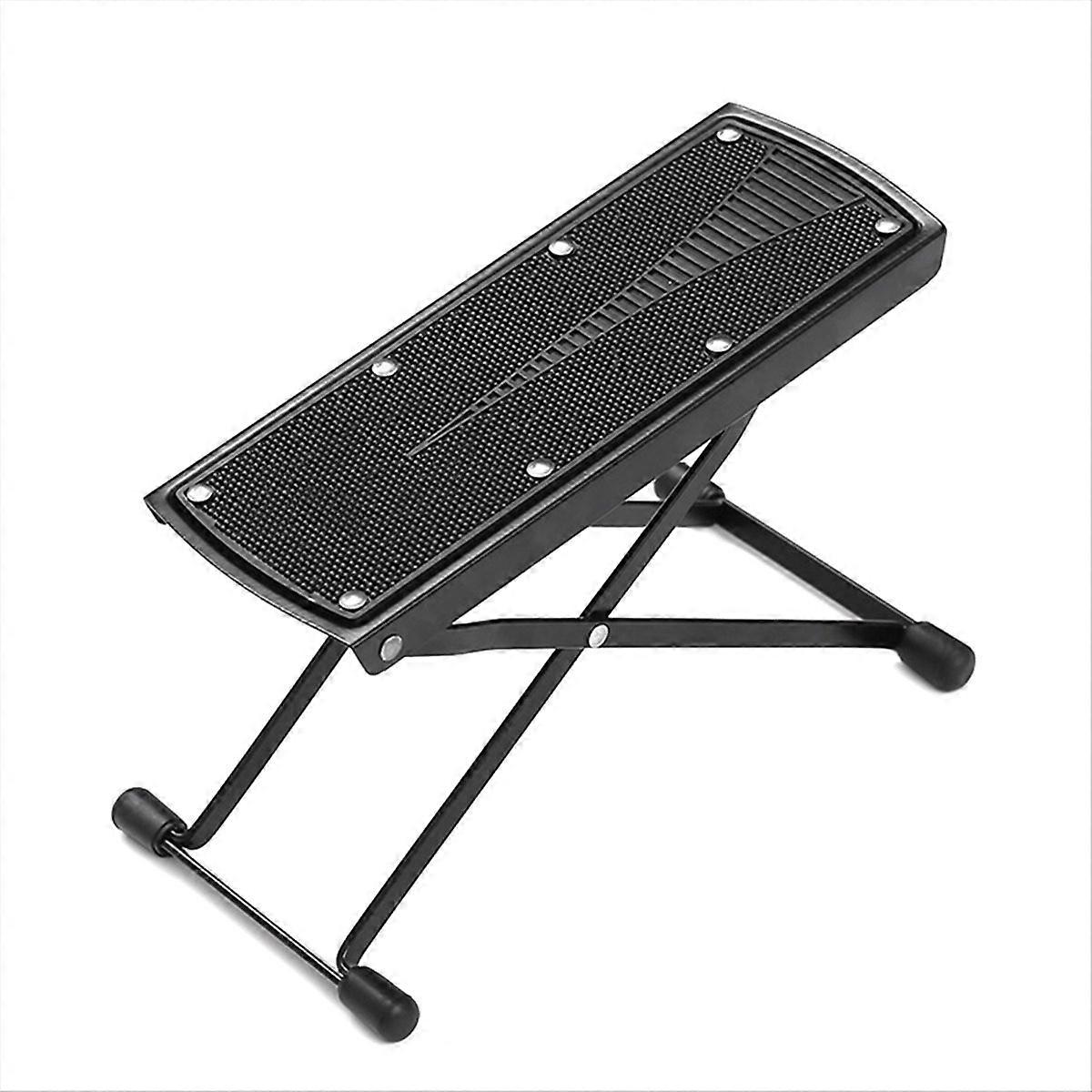 Adjustable Folding 6-Position Height Footboard for Guitar Accessories