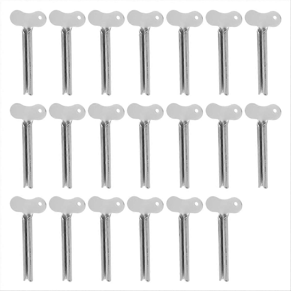 20PCS Toothpaste Tube Squeezers Metal Key Toothpaste Squeezers