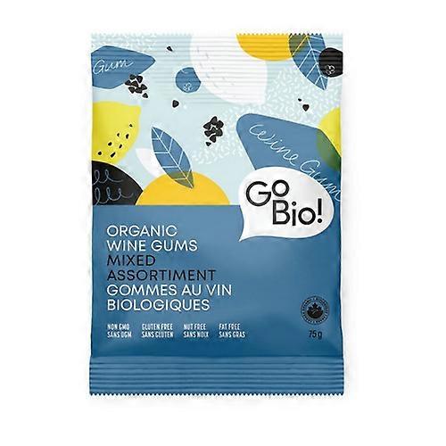 GoBio! Organic Wine Gums Mixed, 75 Grams (10 Count)