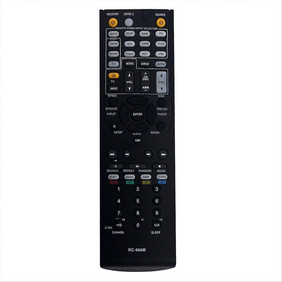 RC-866M Remote Control Replace for AV Receiver RC866M TX-NR626