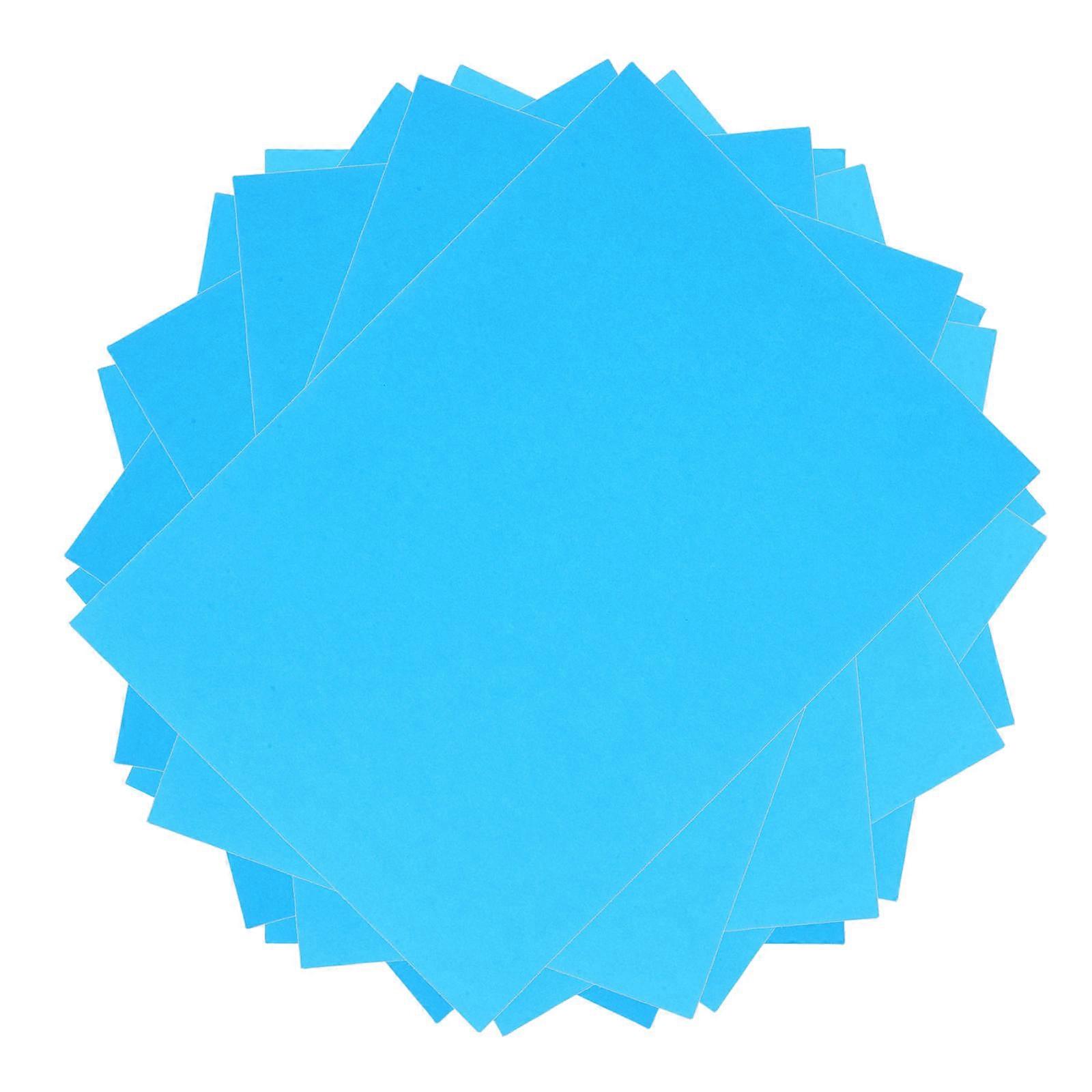 Blue Colored Copy Paper for Office Printing 100Pcs A4 Sheets Crafts Use