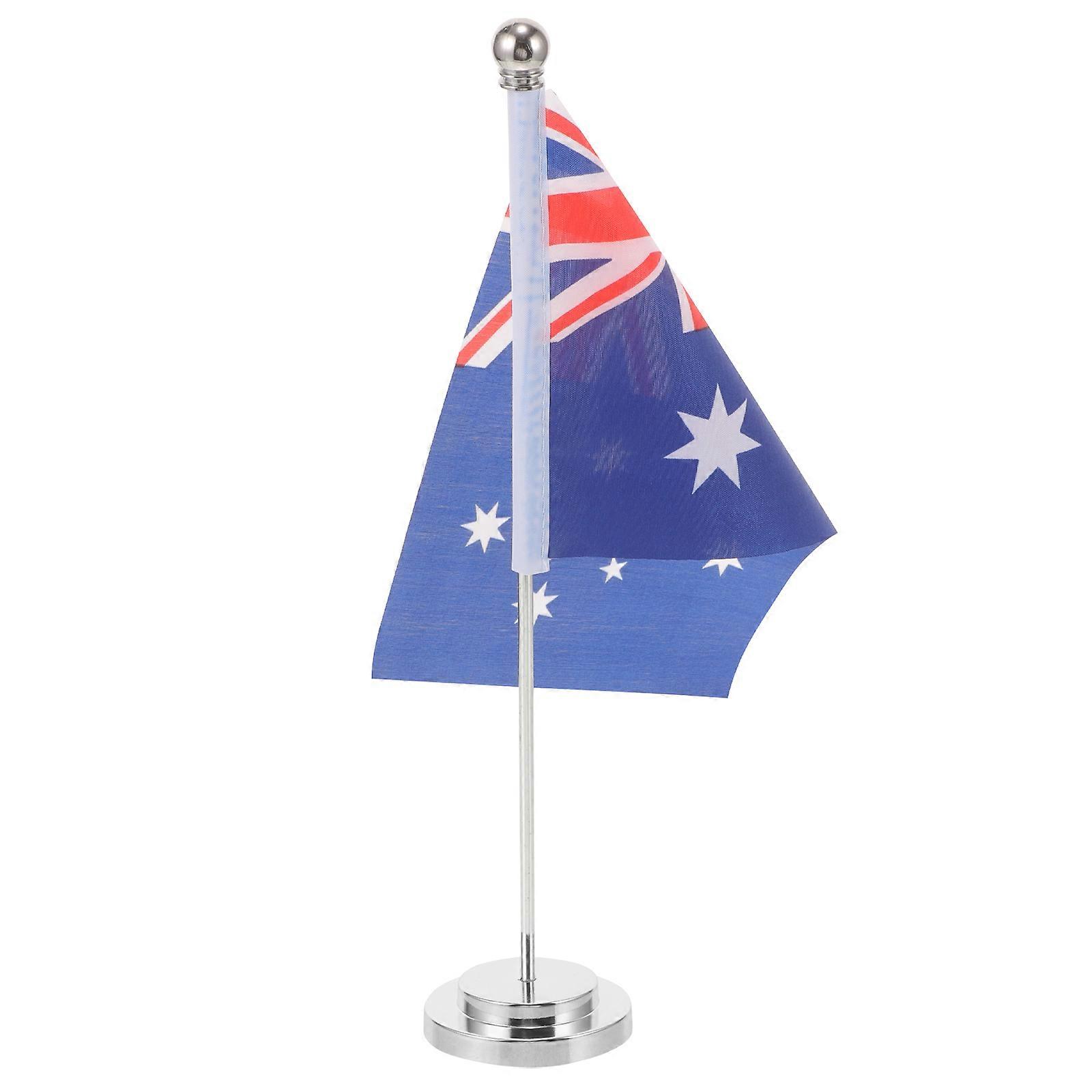 Australian Office Desk Flag Decoration for Tabletop 5Sets