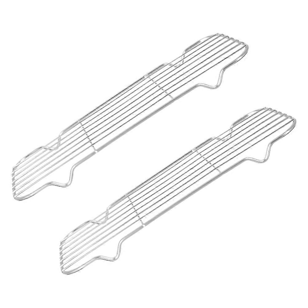 Stainless Steel Cooling Rack for Baking with Oil Draining 2Pcs