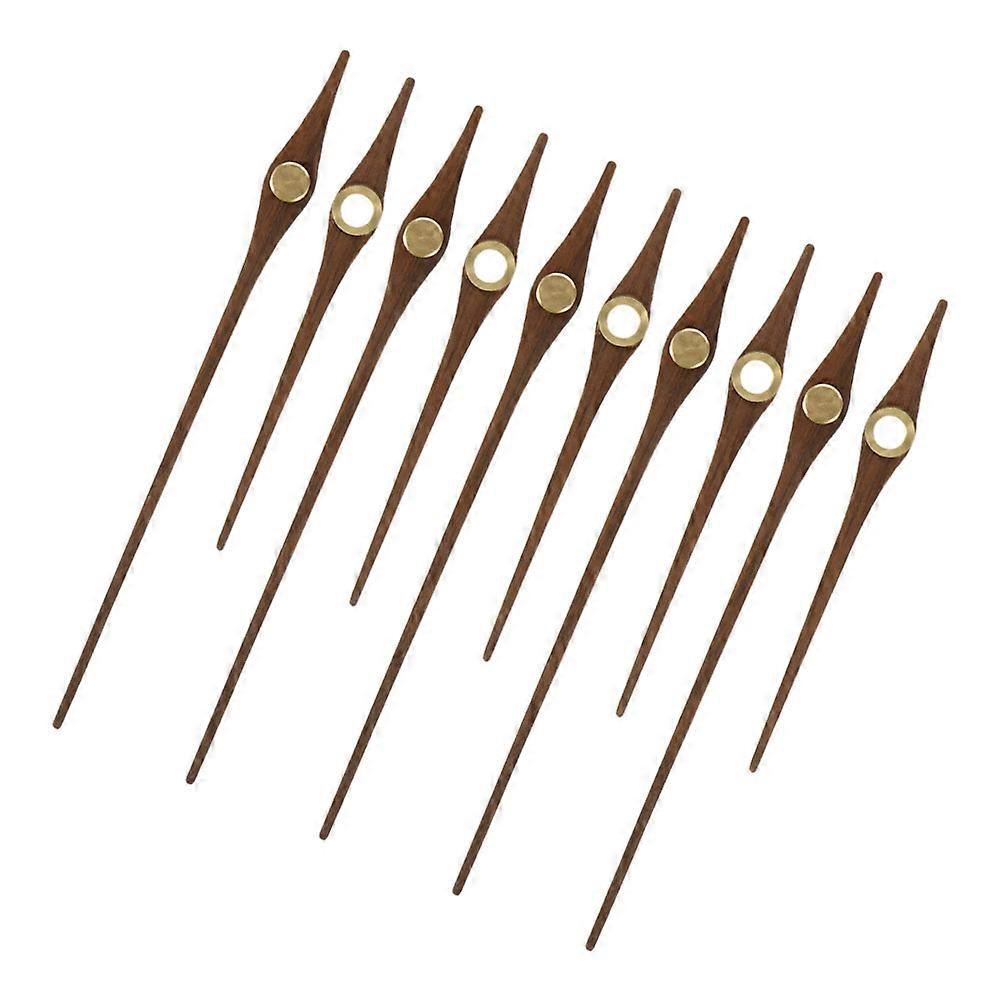 Clock Hands Wood Clock Hands for Replacement 5Sets Coffee Wooden Style