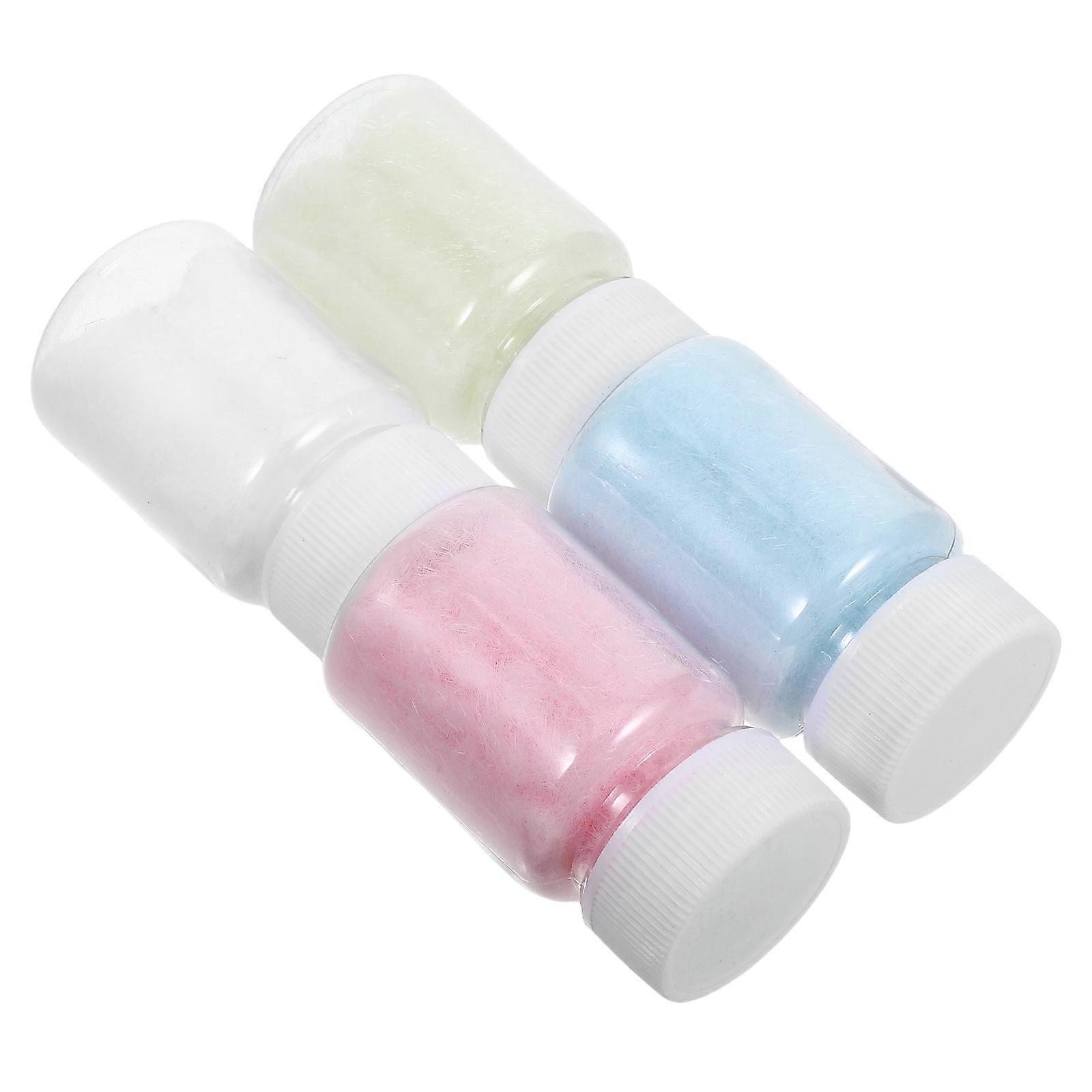 2Pcs Flocking Powder for Crafts Plush Material 4 Bottles for School Projects
