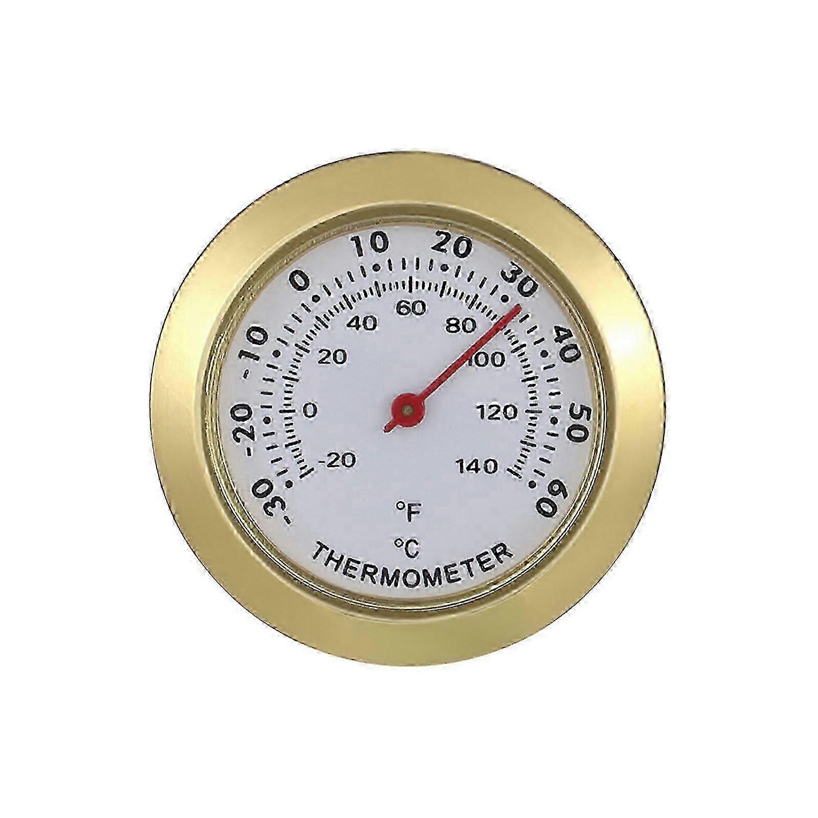 43mm Cigar Detectors Hygrometer Thermometer Precise Portable Mechanical Humidors Hygrometer