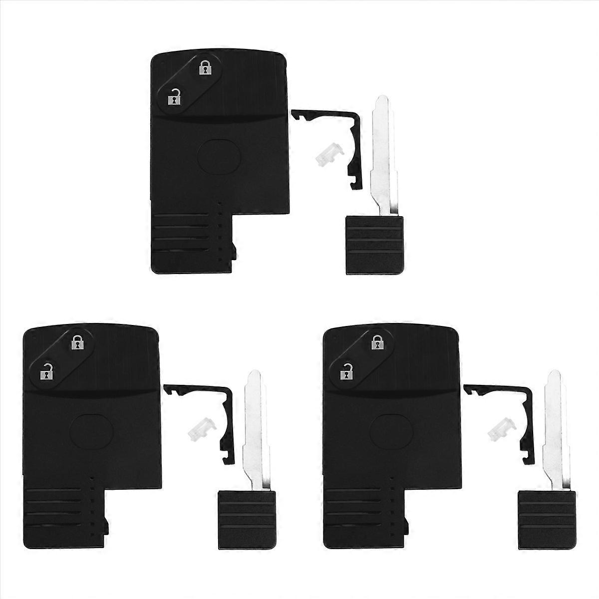 2 Button Smart Card Remote Key Shell Case for 5 6 -7 -9 RX8