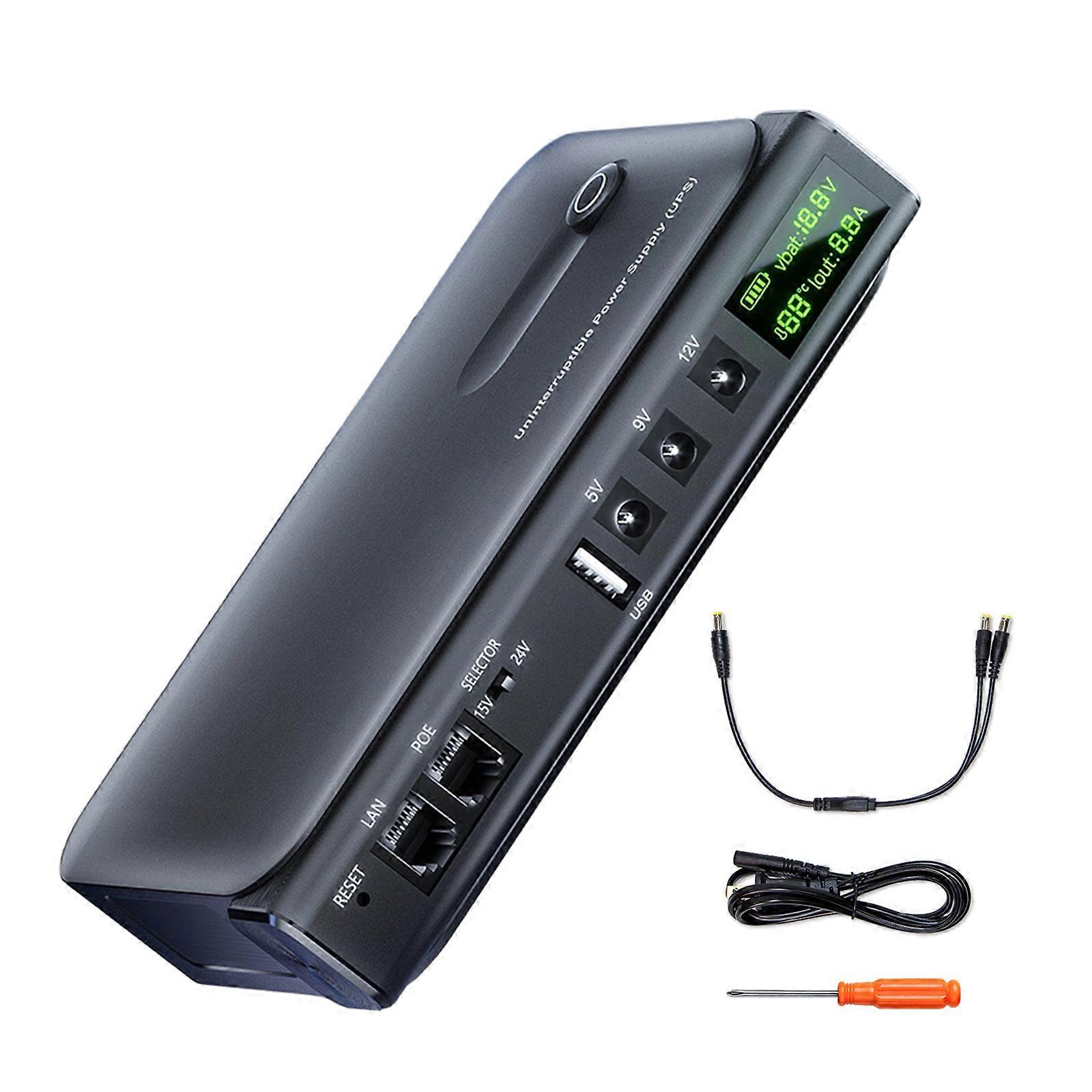 AC85-265V Efficient UPS Including LED Screen Overload Circuit Protections Compact Design for Small Electronics Multicolor