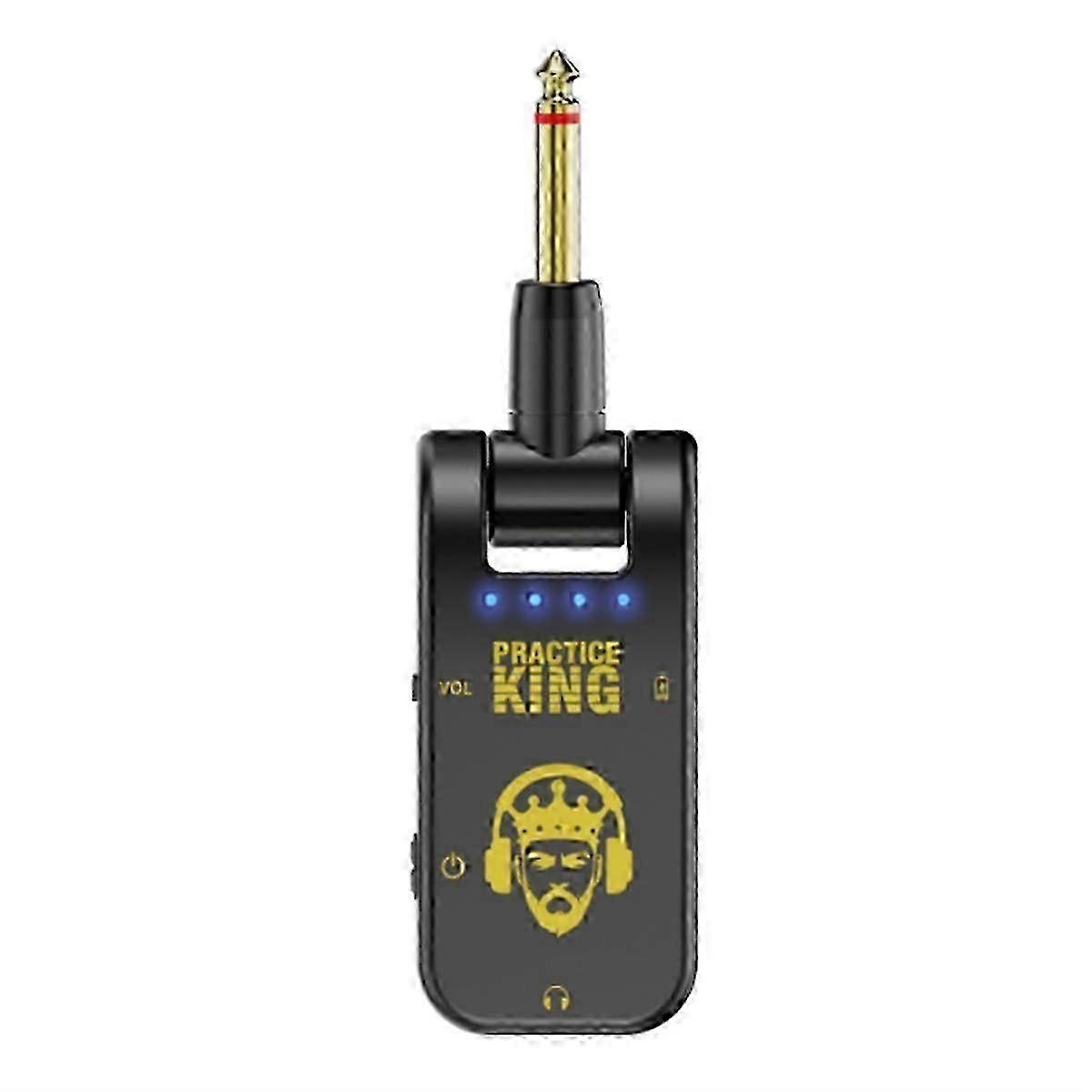 6.35mm Audio Headphone To Guitar Amplifier Adapter For Studio Recording And Live Performance Connection