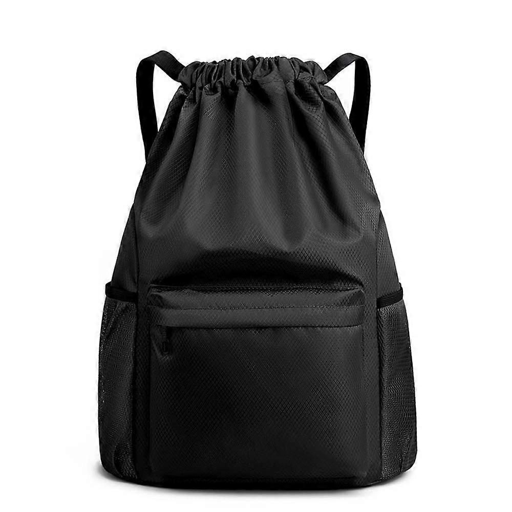 Sac �� cordon de serrage Portable pour gymnastique, bretelles r��glables �� s��chage rapide, sac �� dos en tissu Oxford, grande capacit��, l��ger