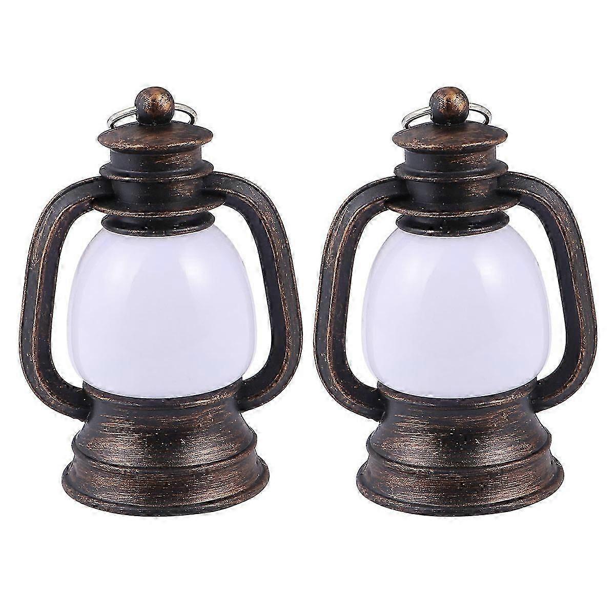 Oil Lantern LED Vintage Lamp for Lighting Use 6Pcs